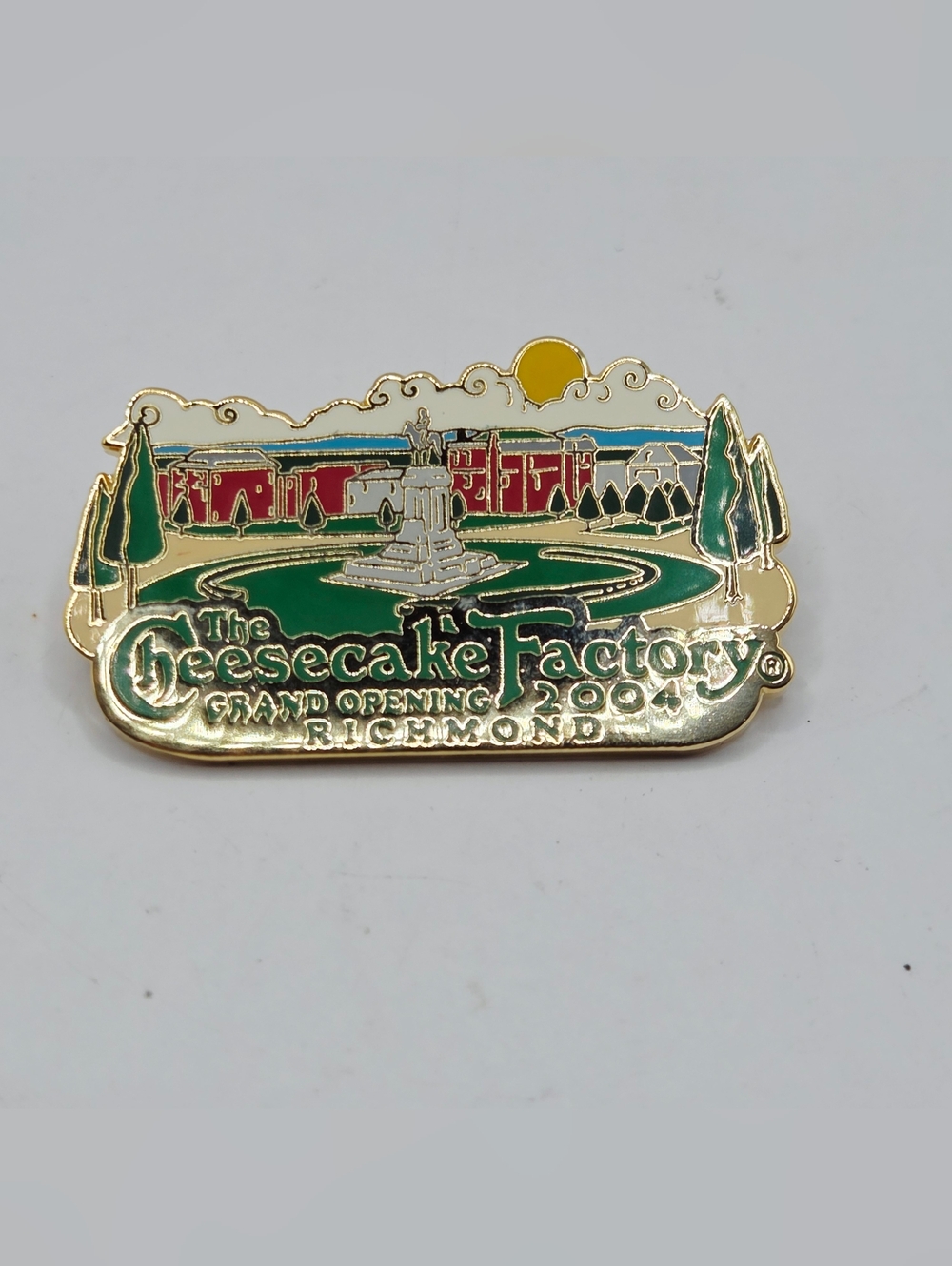 The Cheesecake Factory Richmond Grand Opening 2004 Pin Collectible LE Retired